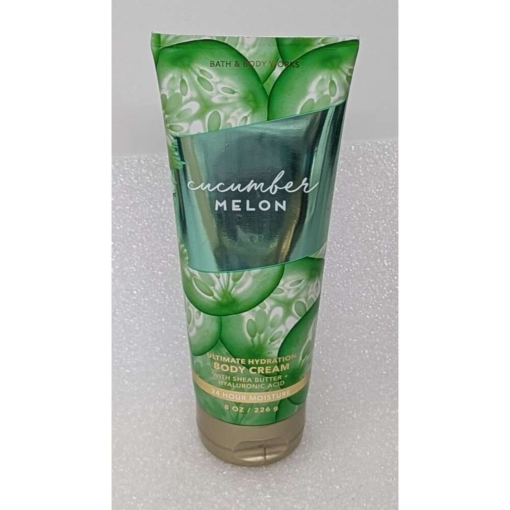 Bath & Body Works Cucumber Melon Body Cream With Shea Butter & Hyaluronic Acid 8